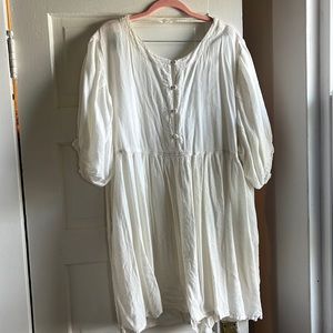 Avy and Co soft white cotton romper